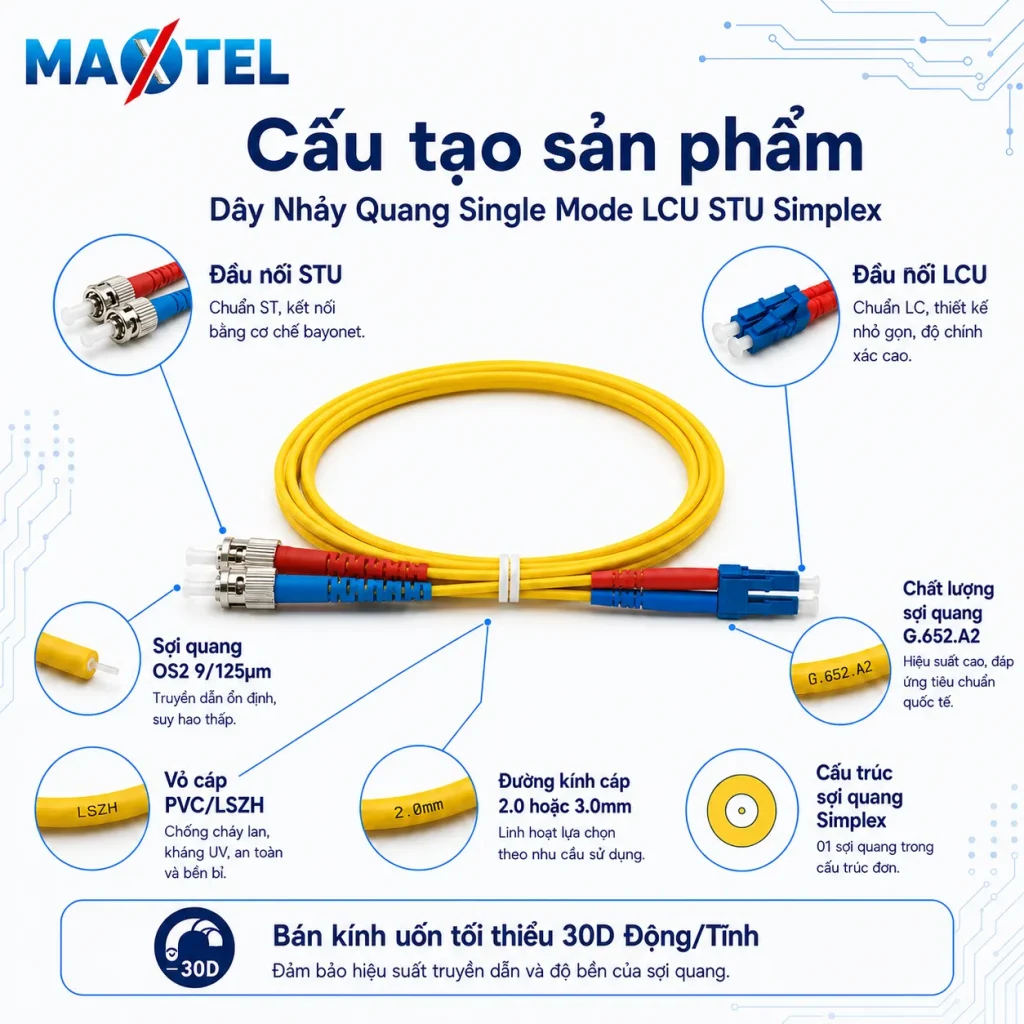 Dây Nhảy Quang Single Mode LC ST Simplex 4_42