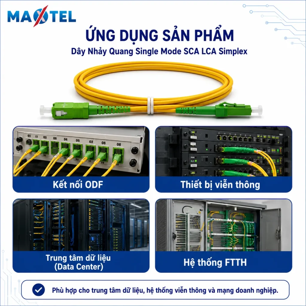 Dây Nhảy Quang Single Mode SC LC Simplex 8_8