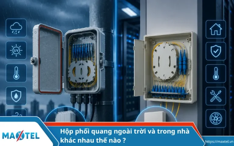 Hộp phối quang ngoài trời và trong nhà khác nhau thế nào ?