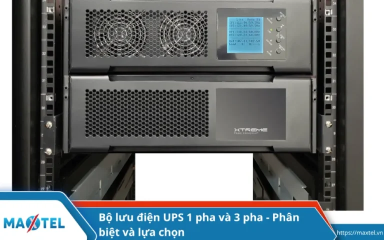 Bộ lưu điện UPS 1 pha và 3 pha – Phân biệt và lựa chọn