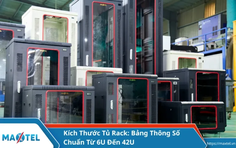 Kích Thước Tủ Rack: Bảng Thông Số Chuẩn Từ 6U Đến 42U