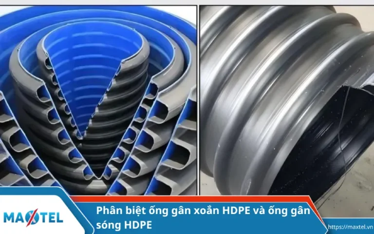 Phân biệt ống gân xoắn HDPE và ống gân sóng HDPE