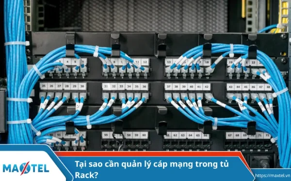 Tại sao cần quản lý cáp mạng trong tủ Rack
