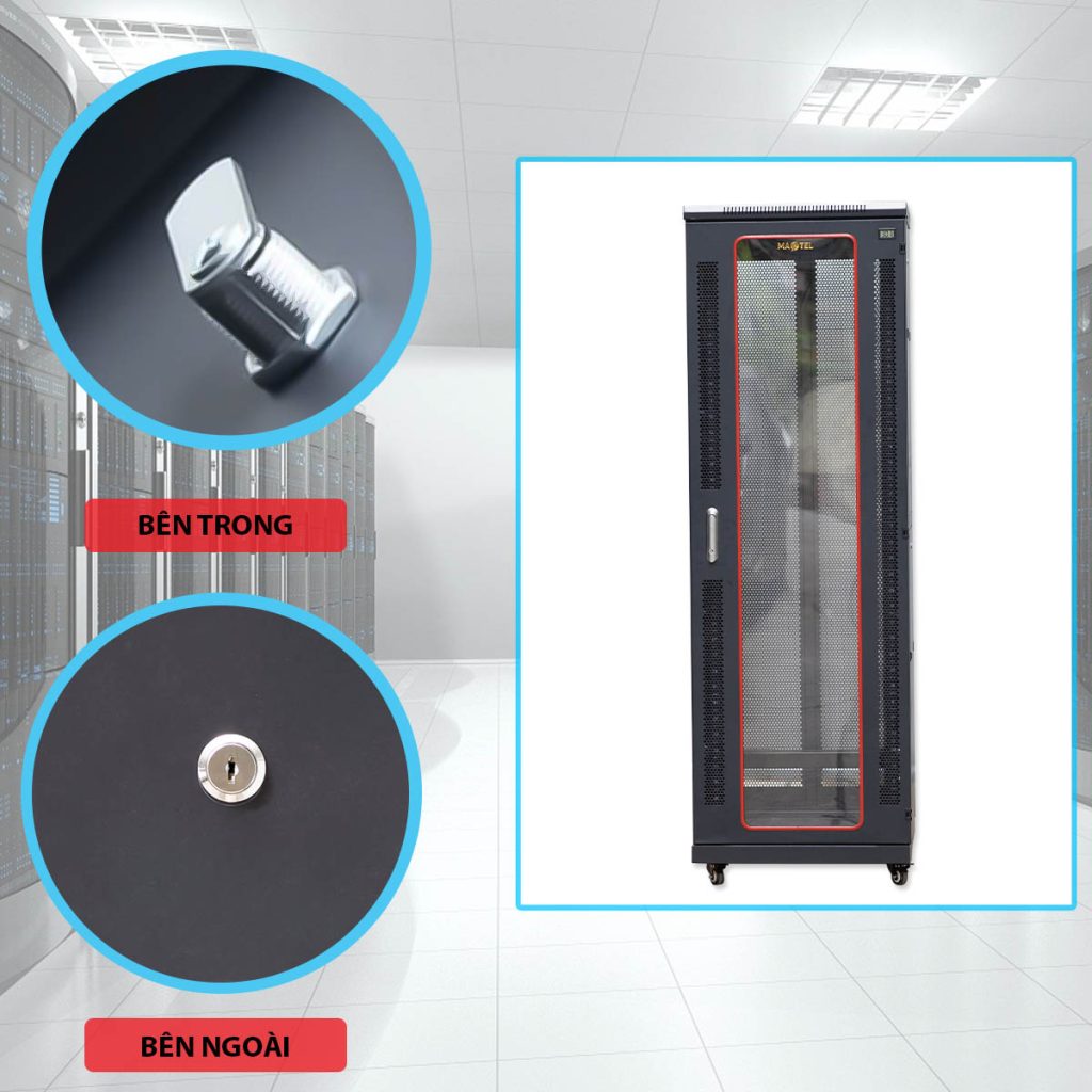 Ảnh sản phẩm giới thiệu khóa hông tủ rack 36U