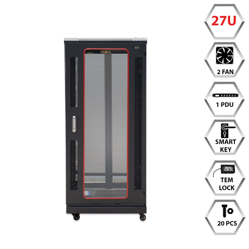 Các đặc tính cửa tủ rack 27U maxtel