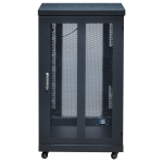 Ảnh chụp chi tiết mặt sau tủ rack 20U
