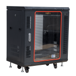 Mặt trước góc nghiêng phải tủ rack 12U