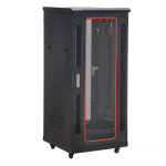 Mặt trước góc nghiêng phải tủ rack Maxtel 27U-min