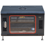 Ảnh chụp mặt trước tủ rack Maxtel 6U