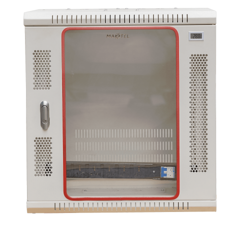 mặt trước tủ rack MAXTEL 12U Series treo tường
