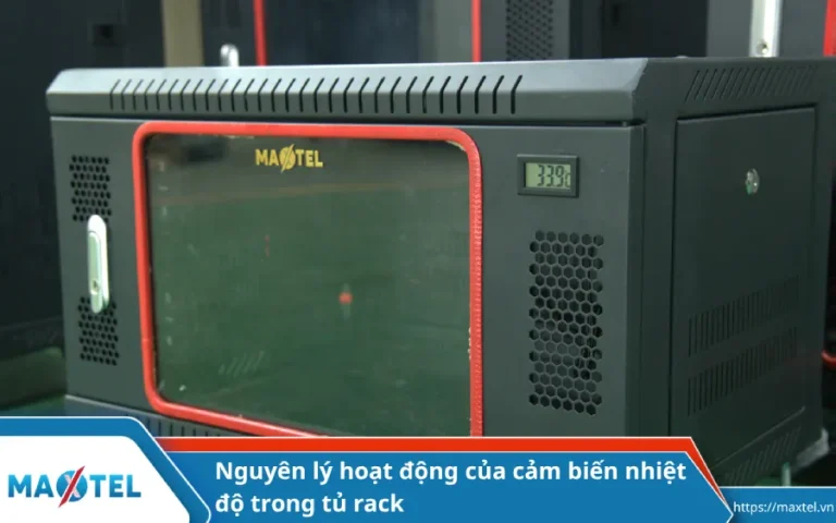 Nguyên lý hoạt động của cảm biến nhiệt độ trong tủ rack