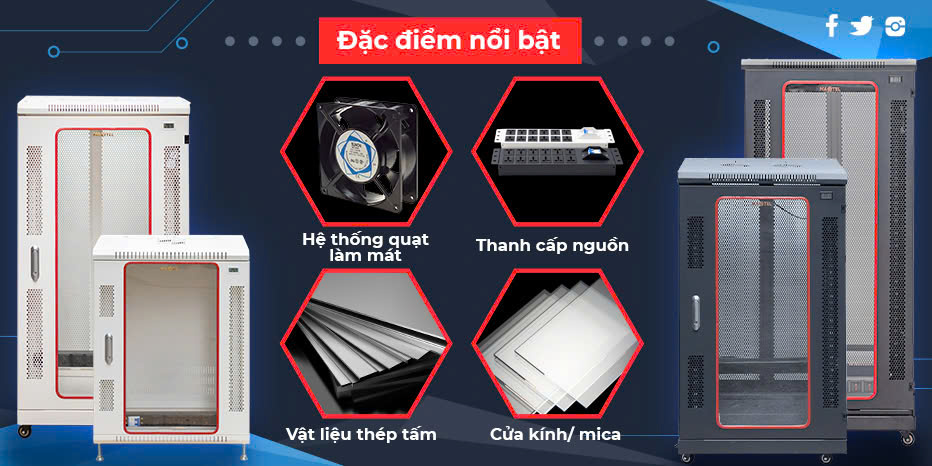 Những lý do nên lựa chọn tủ rack 12U maxtel