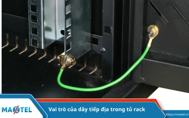 Vai trò của dây tiếp địa trong tủ rack