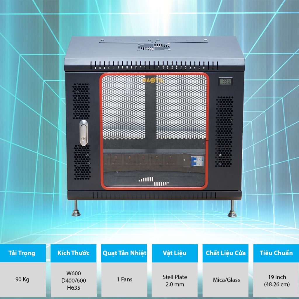 Tủ rack 12U Series Maxtel
