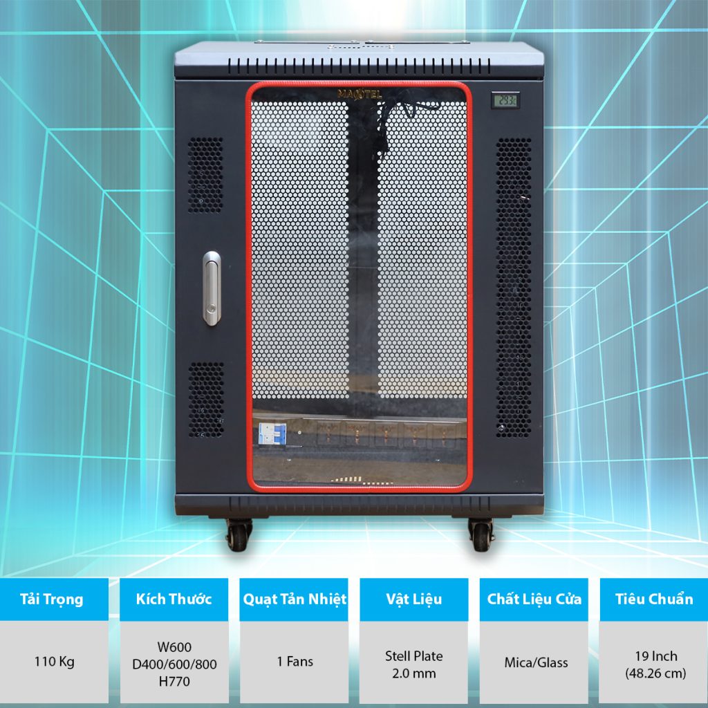 Tủ Rack 15U Maxtel