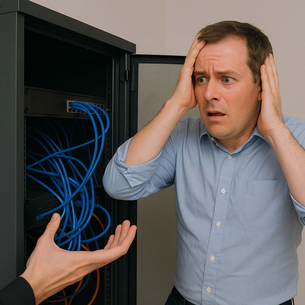 Khả năng bảo mật vật lý của tủ rack kém