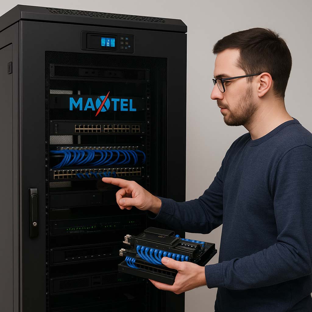 Tủ rack maxtel thông minh