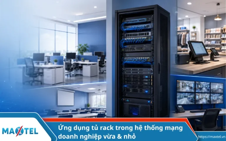 Ứng dụng tủ rack trong hệ thống mạng doanh nghiệp vừa & nhỏ