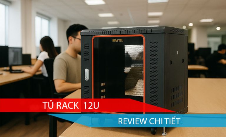 Review chi tiết tủ rack 12U Maxtel