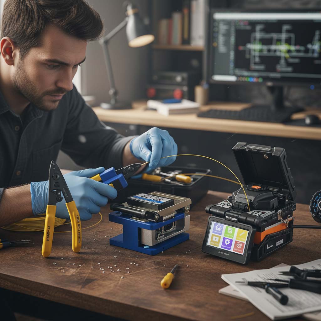 Đấu nối sợi quang