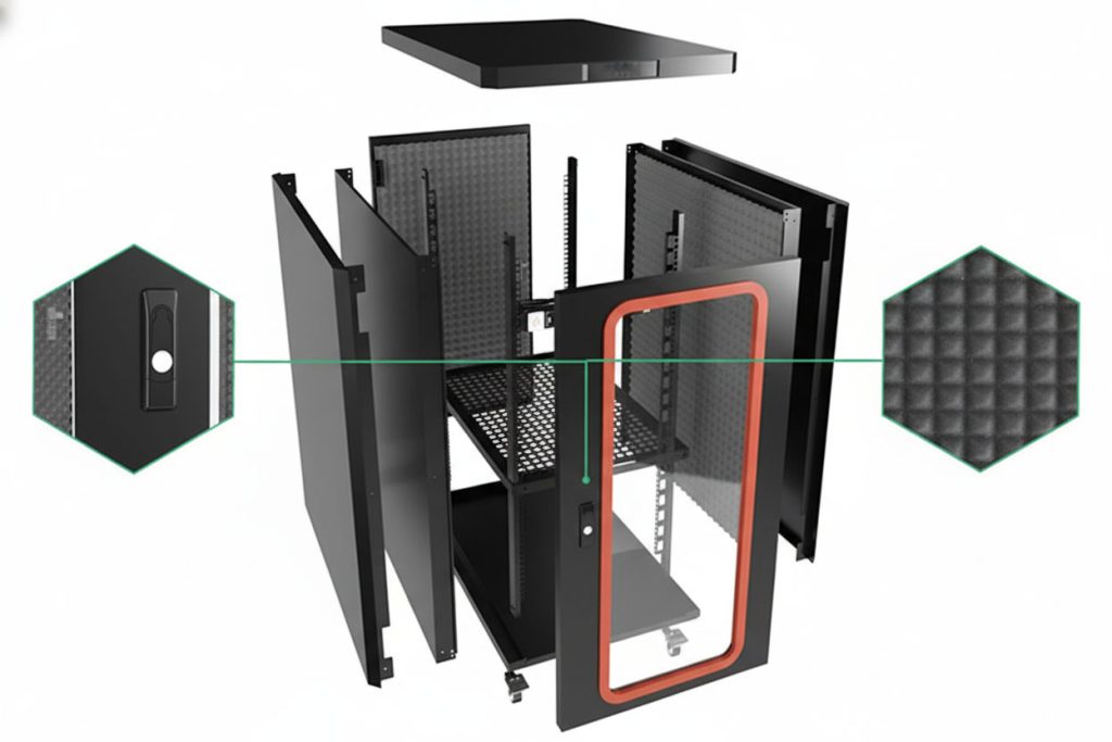 Hình ảnh chi tiết tủ rack