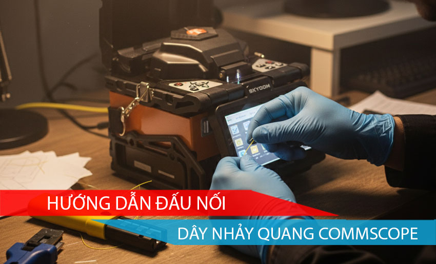 Hướng dẫn đấu nối dây nhảy quang Commscope