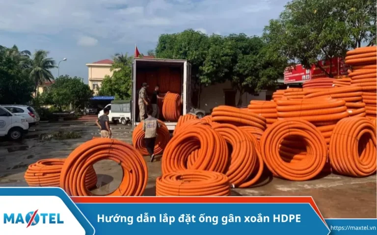 Hướng dẫn lắp đặt và thi công ống nhựa HDPE xoắn
