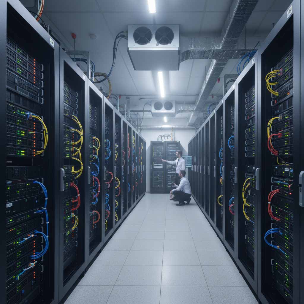 tủ rack ứng dụng trong môi trường doanh nghiệp