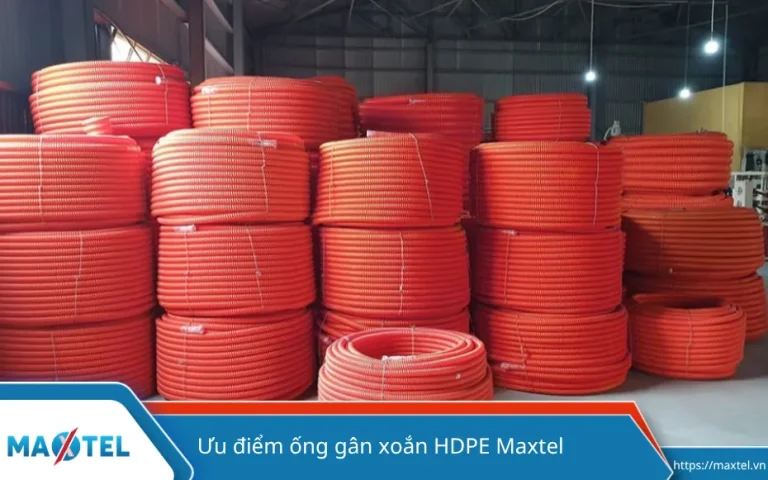 Những ưu điểm nổi trội của ống nhựa xoắn HDPE MAXTEL