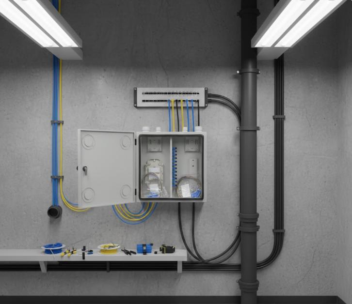 Cấu tạo hộp phối quang odf 12fo