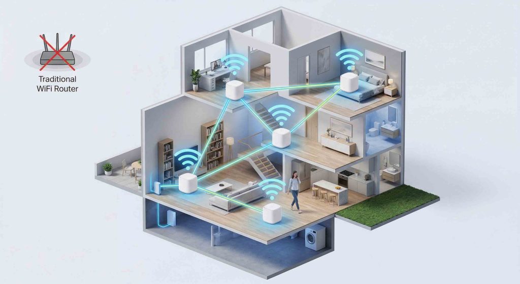WiFi Mesh hoạt động như thế nào