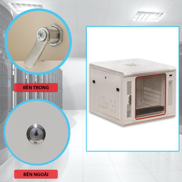 10U D600 (2) Tu-rack-treo-tuong-10U D600-mau-trang-cua-MAXTEL