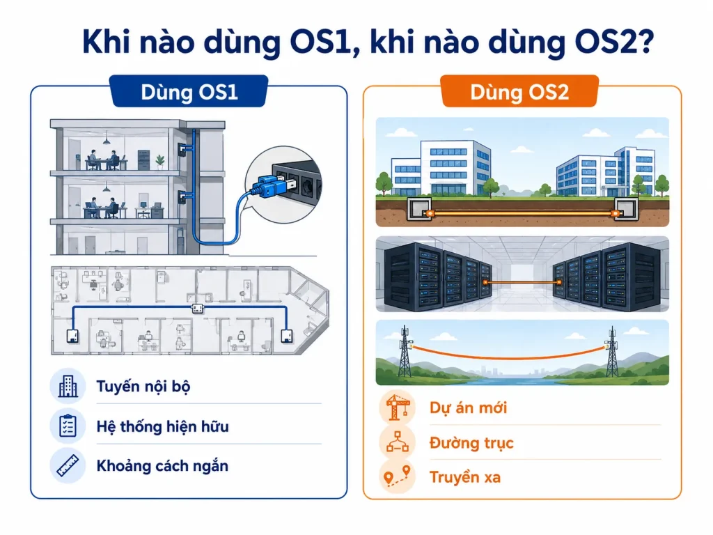 Khi nào dùng OS1 - Khi nào dùng OS2