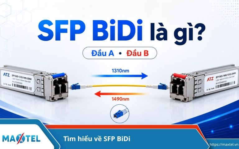 SFP BiDi là gì? Hiểu rõ sự khác nhau giữa SFP BiDi đầu A và đầu B