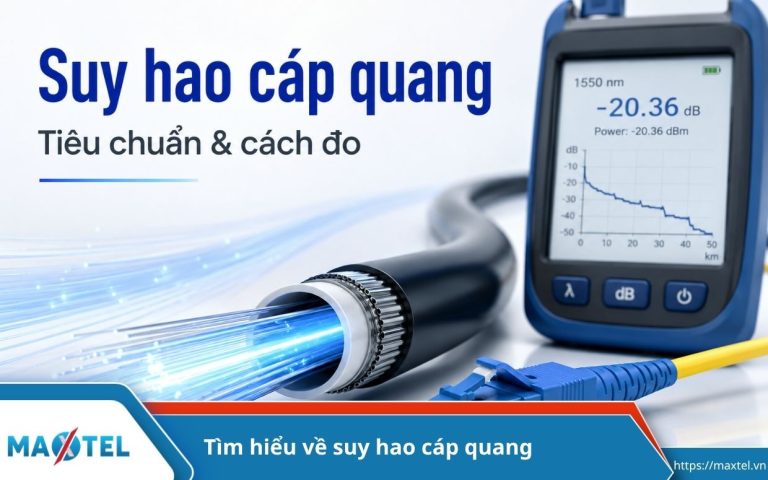 Tiêu chuẩn suy hao cáp quang cho phép và cách đo lường