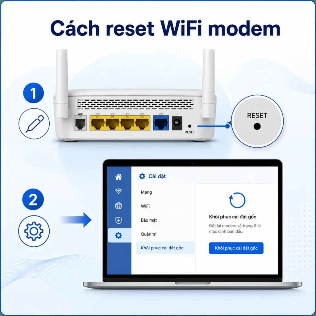 Cách reset wifi modem các hãng VNPT, Viettel, FPT cach-reset-wifi-modem