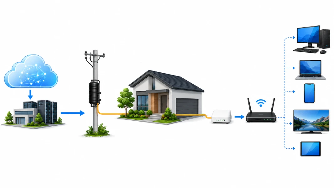 cấu trúc mạng ftth