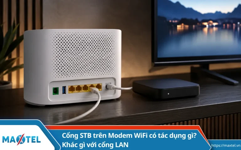 Cổng STB trên Modem WiFi có tác dụng gì? Nó khác gì với cổng LAN