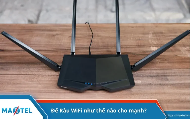 Để râu WiFi như thế nào cho mạnh? Cách xoay anten đúng hướng