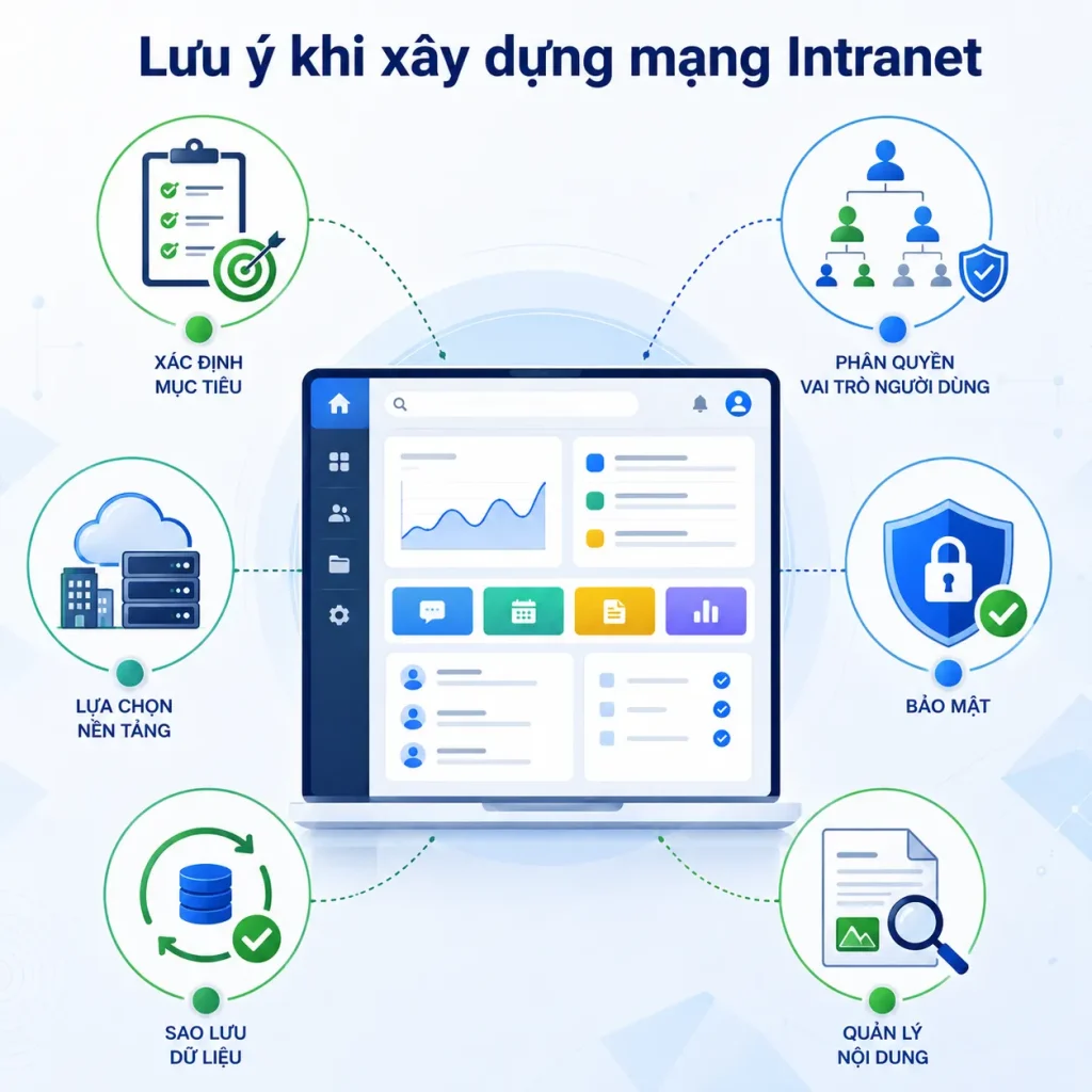 Lưu ý khi xây dựng mạng Intranet mang-intranet