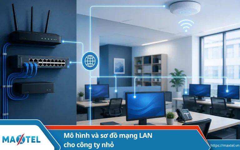 Mô hình và sơ đồ mạng LAN cho công ty nhỏ