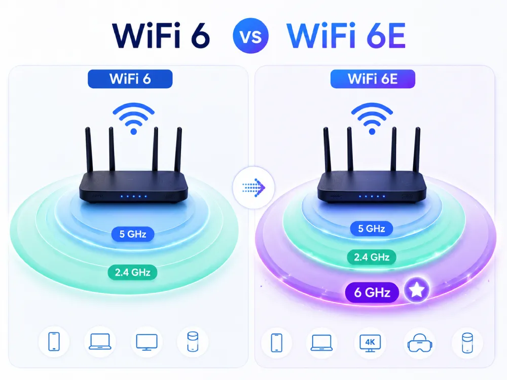 wifi 6 và wifi 6E