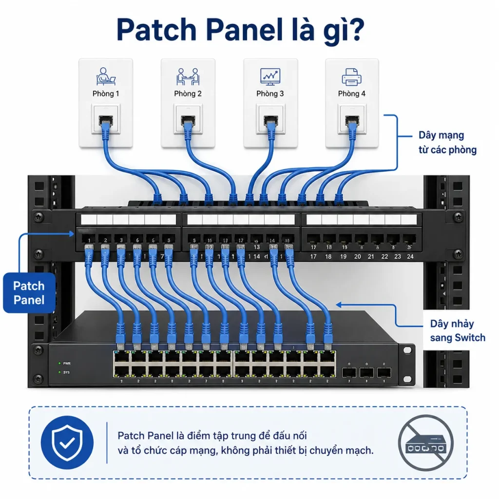Patch Panel là gì? Patch-Panel-la-gi