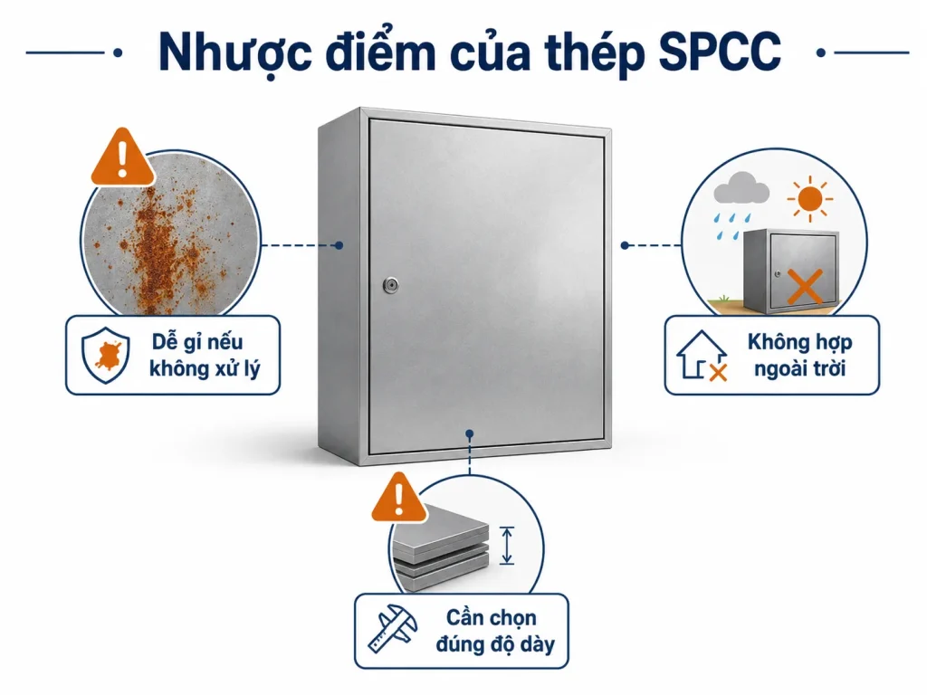 Nhược điểm của thép SPCC thep-spcc-la-gi
