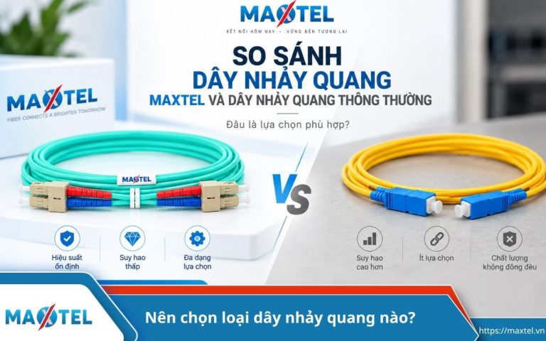 Dây nhảy quang Maxtel và dây nhảy quang thường: Đâu là lựa chọn phù hợp?